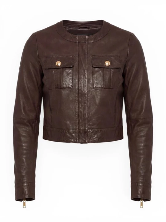Foto van product OAKWOOD Tussenjas 'SUSAN' donkerbruin