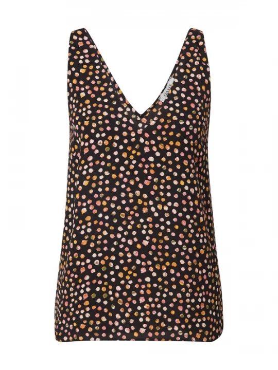 Foto van product Oasis Top beige / oranje / oudroze / zwart