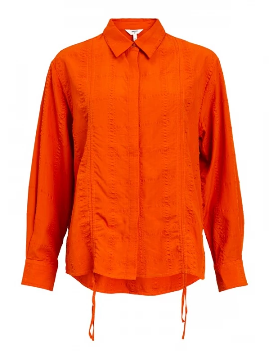 Foto van product OBJECT Blouse 'Andia' donkeroranje