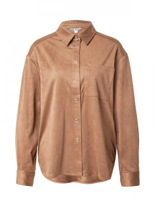 Foto van product OBJECT Blouse lichtbruin