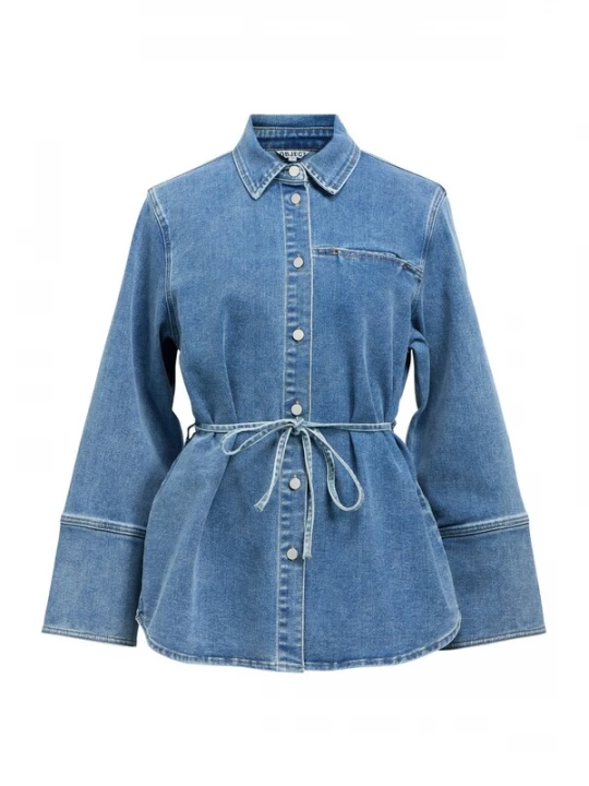 Foto van product OBJECT Blouse 'OBJCaro' blauw denim