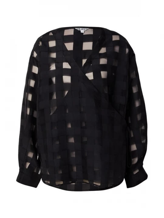 Foto van product OBJECT Blouse 'OBJELMA' zwart