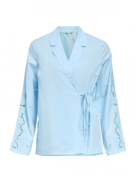 Foto van product OBJECT Blouse 'OBJMagda' lichtblauw