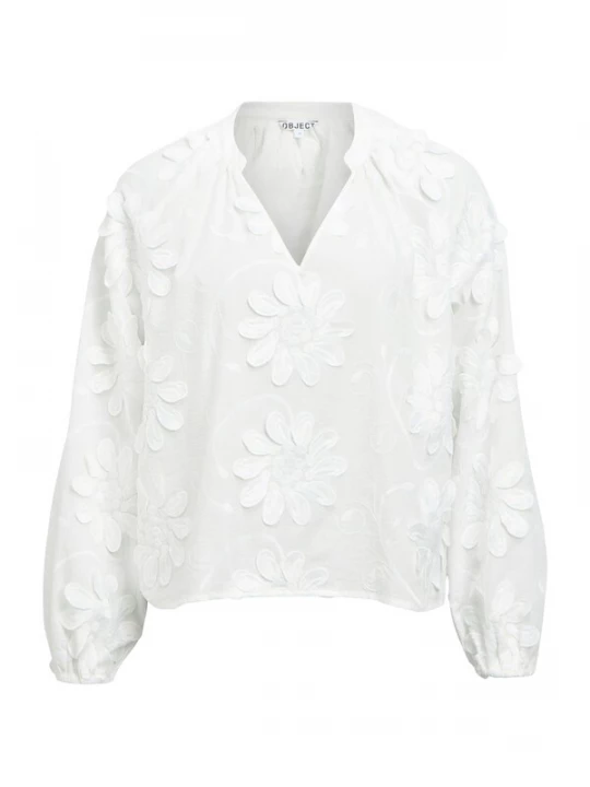 Foto van product OBJECT Blouse 'OBJMaya Mya' wit