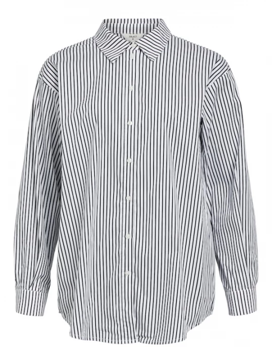 Foto van product OBJECT Blouse 'OBJTutta' zwart / wit