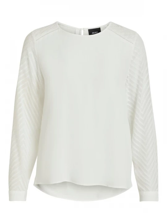 Foto van product OBJECT Blouse 'Zoe' natuurwit