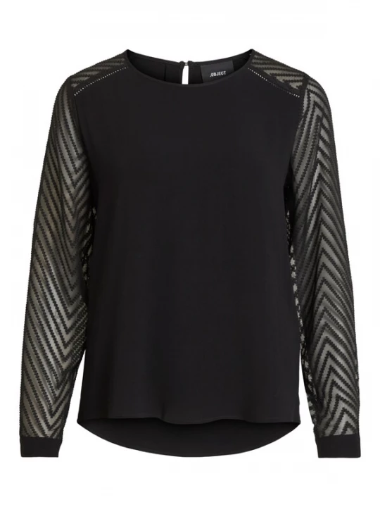 Foto van product OBJECT Blouse 'Zoe' zwart