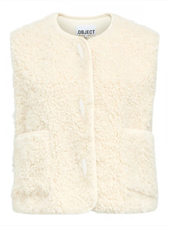 Foto van product OBJECT Bodywarmer 'OBJIduna' wolwit