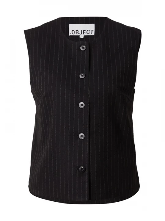 Foto van product OBJECT Bodywarmer 'OBJLISA' greige / zwart