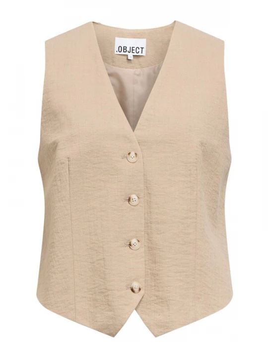 Foto van product OBJECT Bodywarmer 'OBJRini' taupe