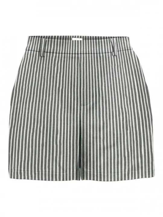 Foto van product OBJECT Broek 'LISA' zwart / wit