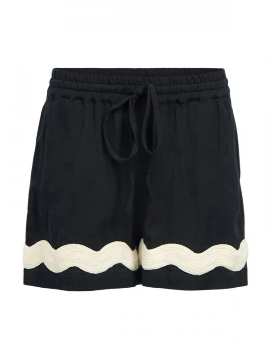 Foto van product OBJECT Broek 'OBJMARICA' crème / zwart