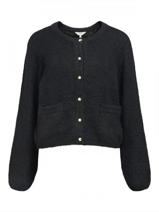 Foto van product OBJECT Gebreid vest 'OBJSaggia' zwart