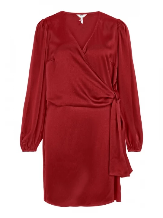 Foto van product OBJECT Jurk 'ADALINA' donkerrood