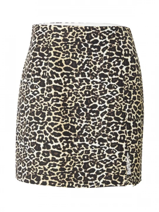 Foto van product OBJECT Rok 'OBJALBA LISA' beige / ivoor / zwart