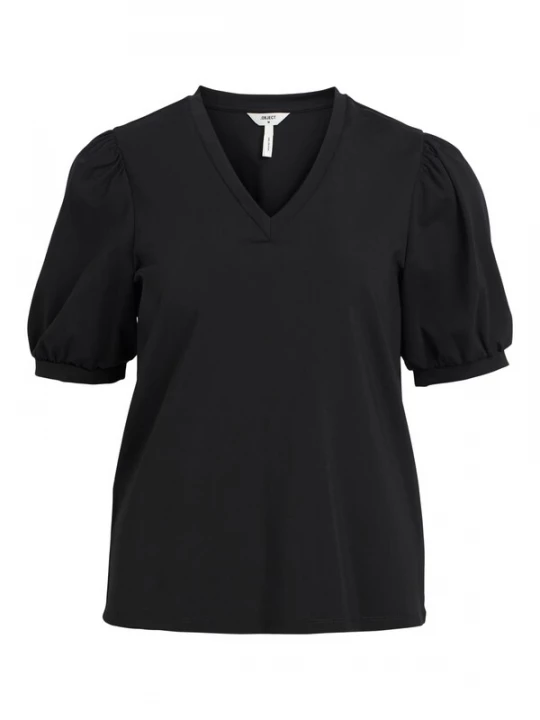 Foto van product OBJECT Shirt 'Caroline' zwart