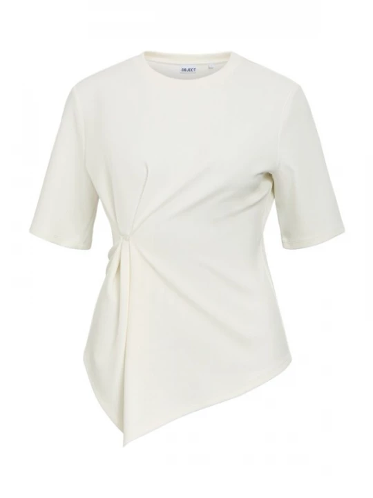Foto van product OBJECT Shirt 'OBJAbbey' wolwit