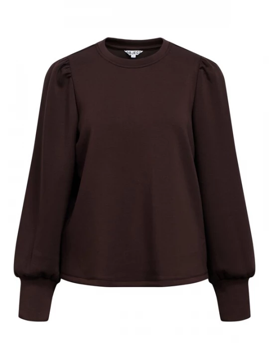 Foto van product OBJECT Shirt 'OBJANDREA' chocoladebruin