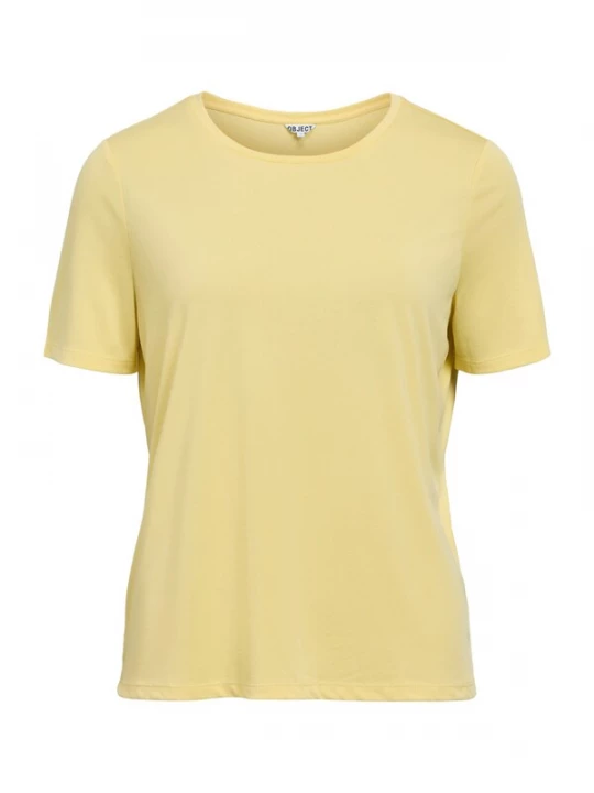 Foto van product OBJECT Shirt 'OBJANNIE' lichtgeel