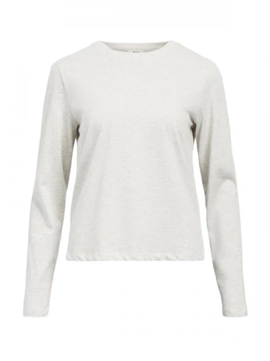 Foto van product OBJECT Shirt 'OBJAsha' lichtgrijs