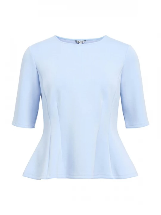 Foto van product OBJECT Shirt 'OBJDORINA' lichtblauw
