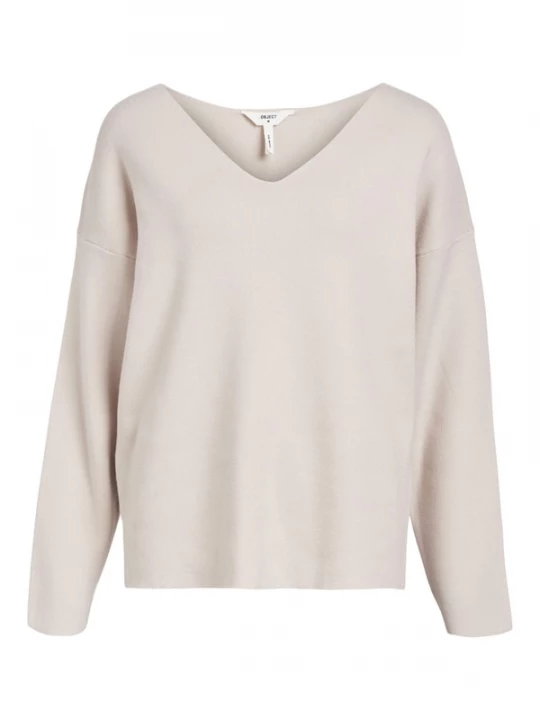 Foto van product OBJECT Trui 'OBJReynard' lichtbeige