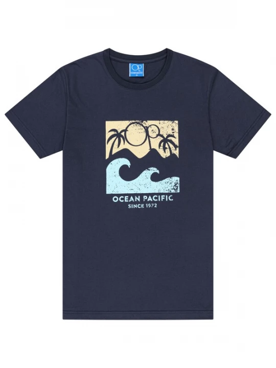 Foto van product Ocean Pacific Shirt 'Froth' ivoor / marine