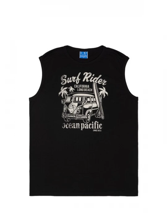 Foto van product Ocean Pacific Shirt 'Shorey' zwart / wit