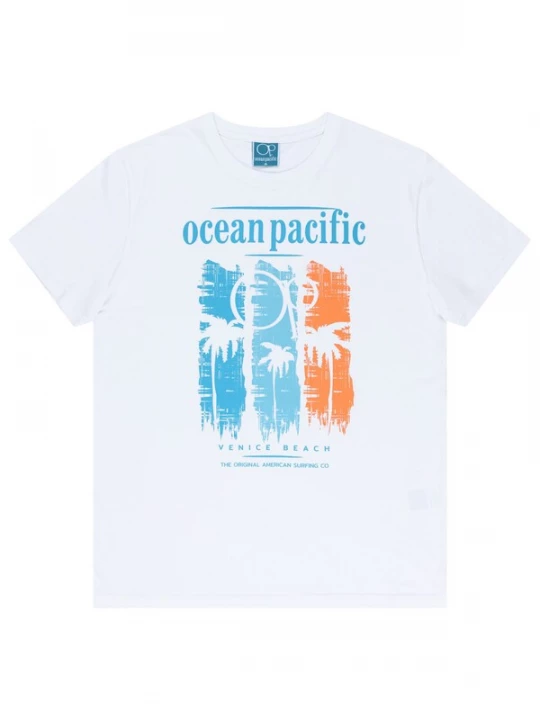 Foto van product Ocean Pacific Shirt 'SIARGAO' blauw / oranje / wit