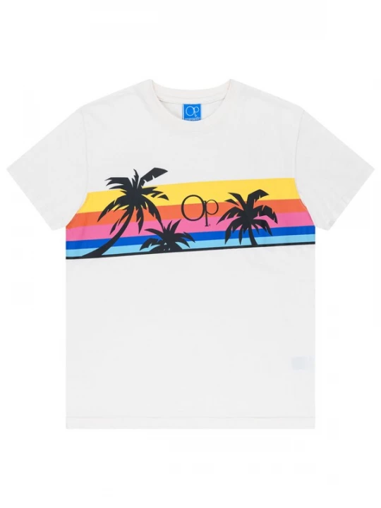 Foto van product Ocean Pacific Shirt 'Stocked' blauw / geel / pink / offwhite