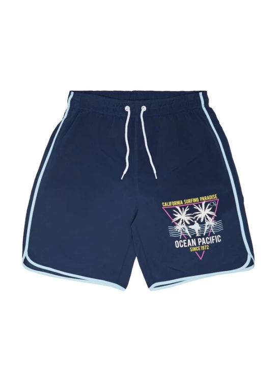 Foto van product Ocean Pacific Zwemshorts 'Varazze' navy / lichtblauw / rosa / wit