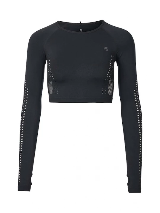 Foto van product OCEANSAPART Functioneel shirt 'Beauty' zwart / wit