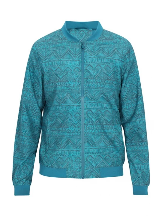 Foto van product ALEKO Tussenjas cyaan blauw / donkergrijs