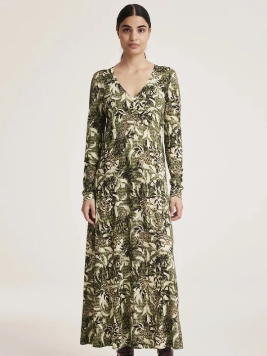 Foto van product Odd Molly Jurk ' Barbara ' groen / gemengde kleuren