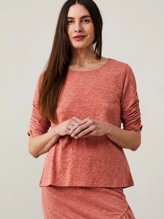 Foto van product Odd Molly Top 'Lucille' roze gemêleerd