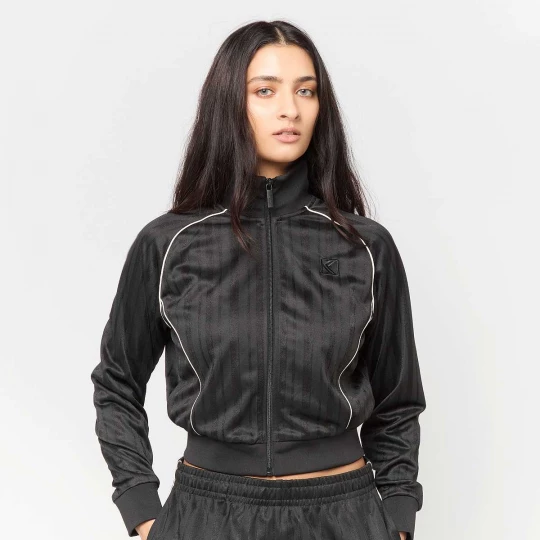 Foto van product OG Shadow Stripe Cropped Trackjacket Karl Kani zwart