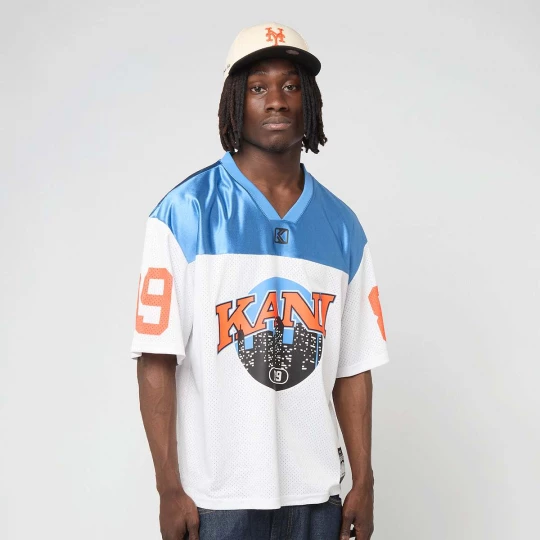 Foto van product OG Sport College Mesh Boxy Football Jersey Karl Kani wit