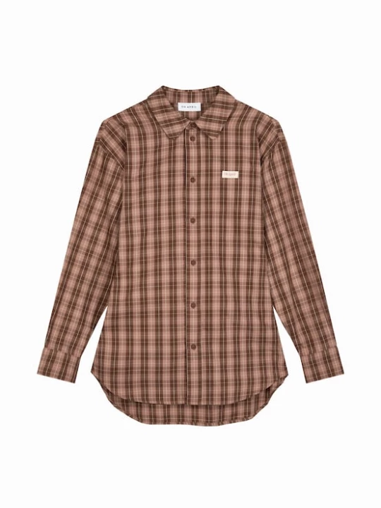 Foto van product OH APRIL Blouse 'Lilia' chamois / bruin / donkerbruin