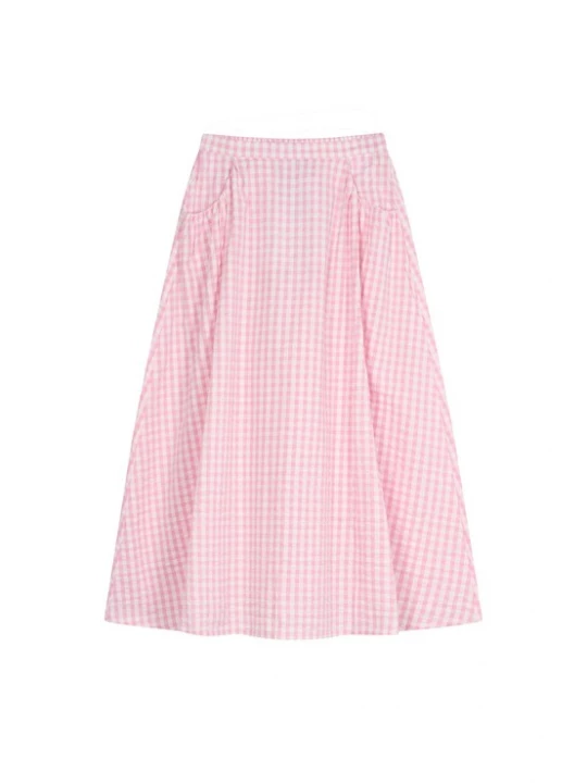 Foto van product OH APRIL Rok 'Nelle' rosa / wit