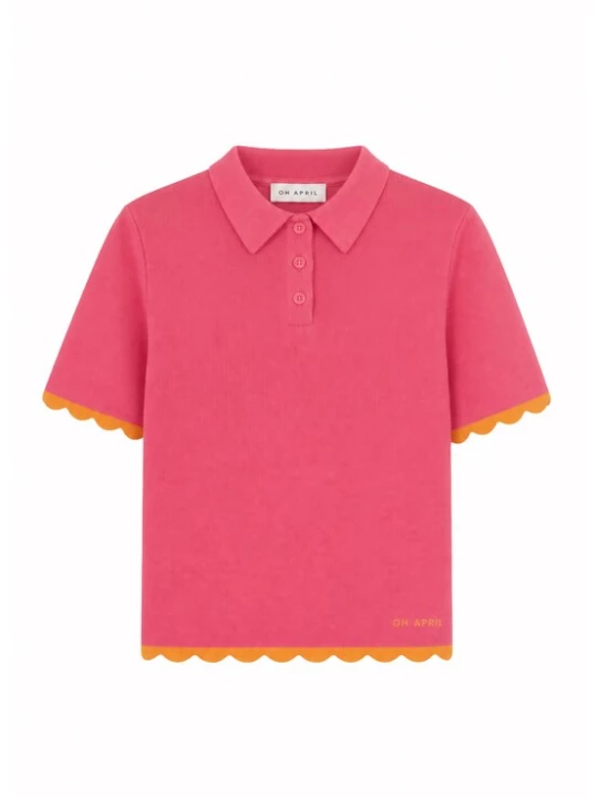 Foto van product OH APRIL Shirt 'Dalia' oranje / pink