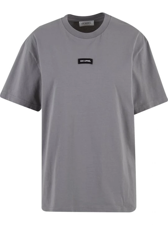 Foto van product OH APRIL Shirt donkergrijs / zwart / wit