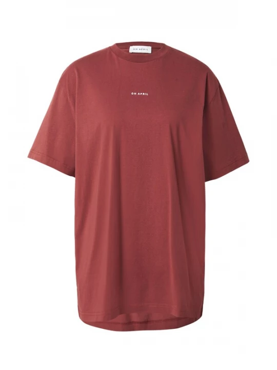 Foto van product OH APRIL Shirt donkerrood / wit