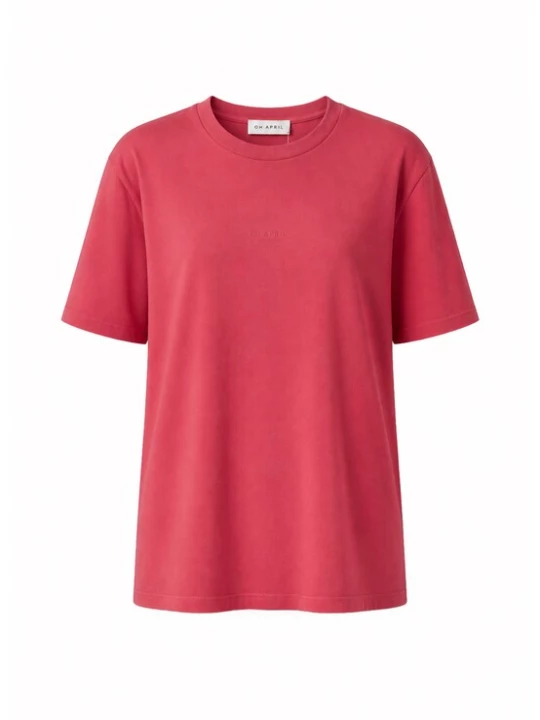 Foto van product OH APRIL Shirt 'Flower' framboos / wit