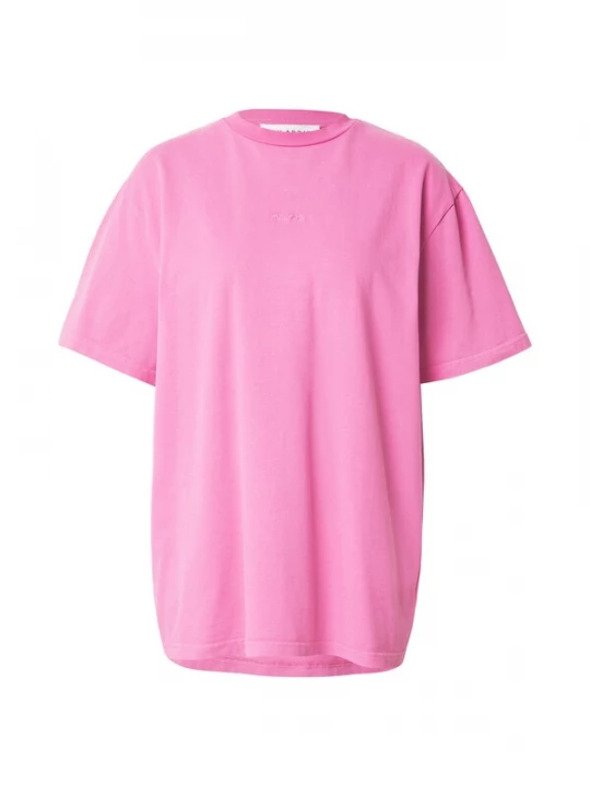 Foto van product OH APRIL Shirt 'Good Karma' pink / wit