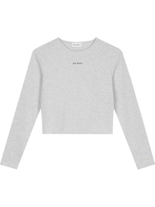 Foto van product OH APRIL Shirt 'Ica' grijs / zwart