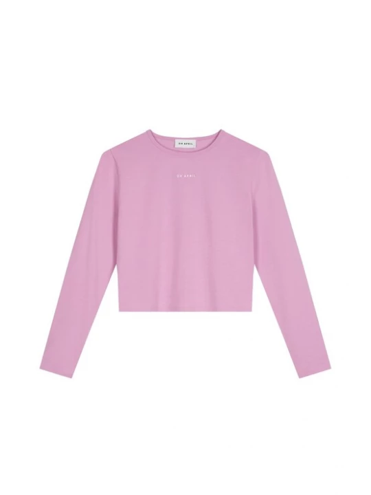 Foto van product OH APRIL Shirt 'Ica' lichtlila / wit