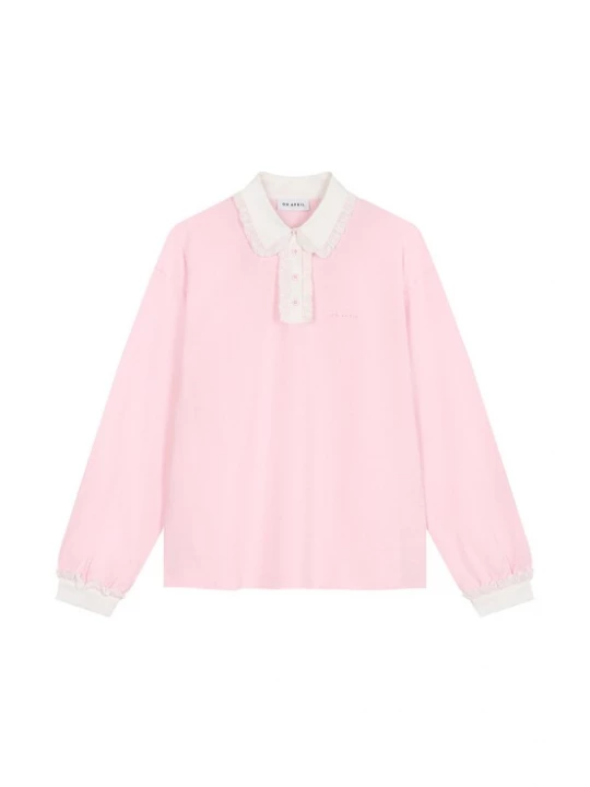 Foto van product OH APRIL Shirt 'Jolina' rosa / poederroze / wit
