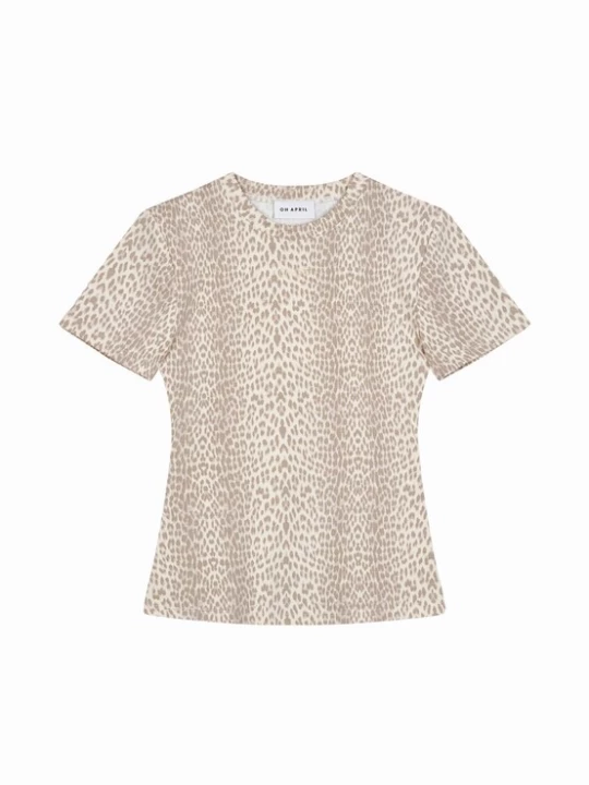 Foto van product OH APRIL Shirt 'Joy' beige / donkerbeige