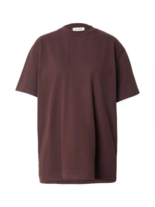 Foto van product OH APRIL Shirt 'Nostalgia Heart' kastanjebruin / wit