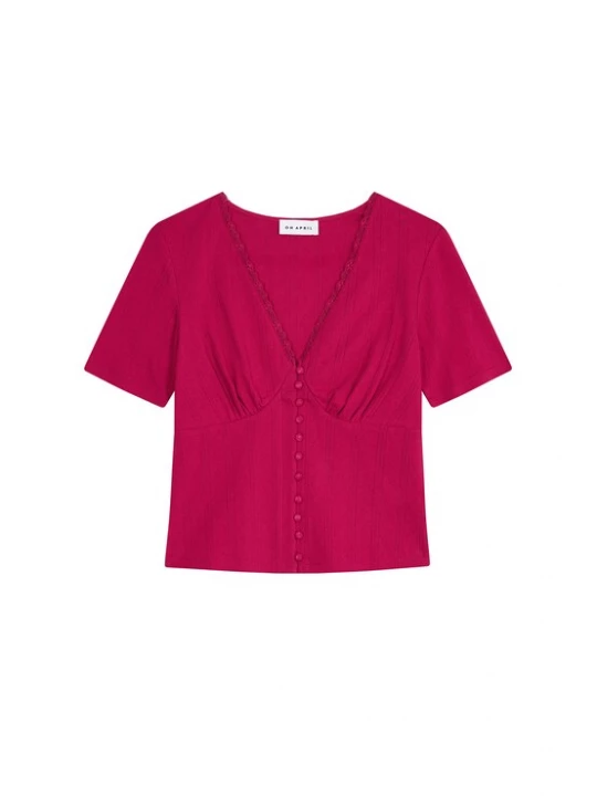 Foto van product OH APRIL Shirt 'Vianne' cranberry